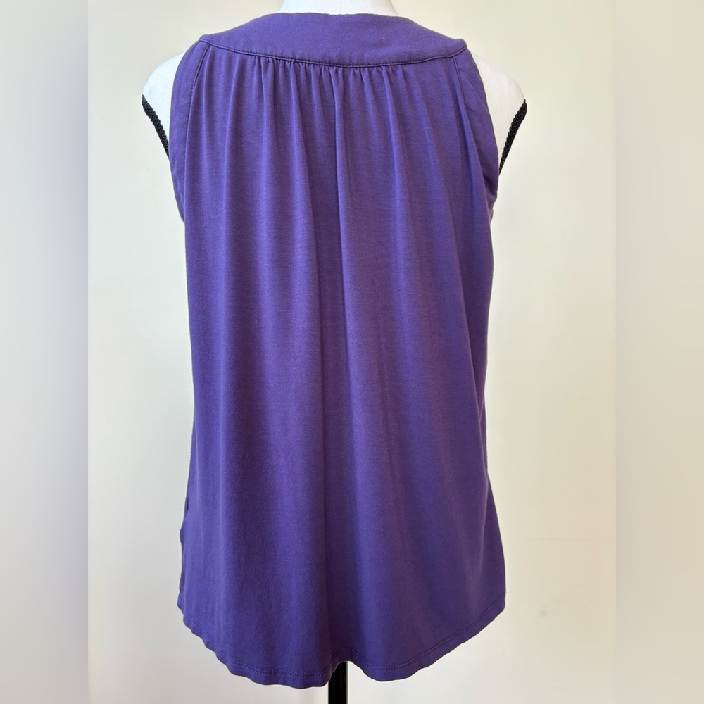 Michael Kors Purple Studded Blouse - Picture 8 of 11